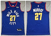 Nuggets 27 Jamal Murray Blue City Edition Nike Swingman Jersey,baseball caps,new era cap wholesale,wholesale hats